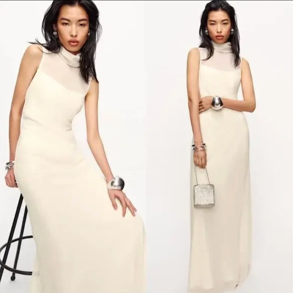 Reformation Ivory/ Cream Greta Dress Bridal